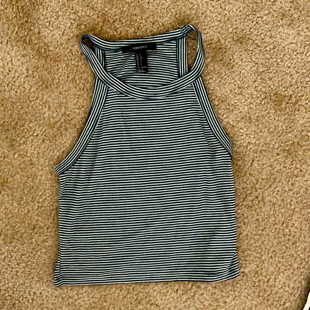 Striped crop top
